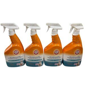 Arm & Hammer Soft Surface Cleaner Powerful Odor & Stain Remover 4 Pack
